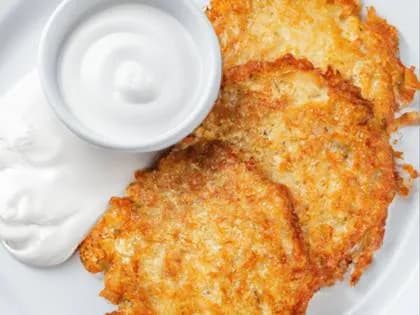 Placki ziemniaczane ze śmietaną