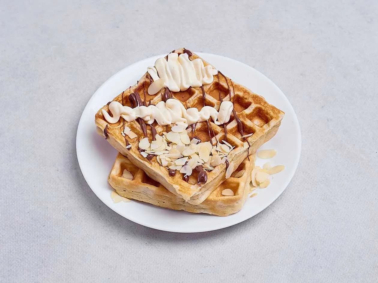 Gofry Czekoladowo-Migdałowe