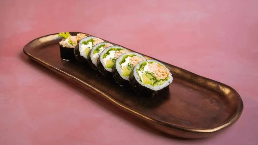 Pieczony Łosoś, Philadelphia, Mango Kanpyo, Ogórek