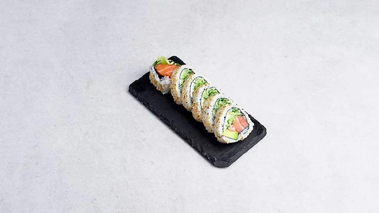 California Łosoś, Philadelphia, Ogórek, Awokado