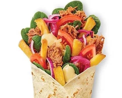 Frytkowrap z Wołowiną