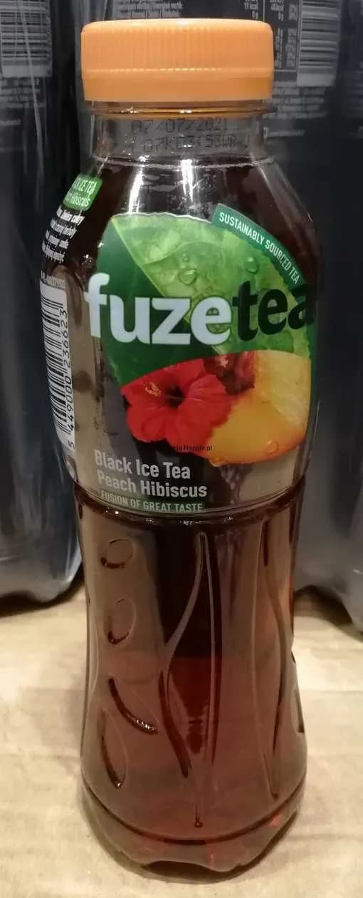 Fuze tea black low calories brzoskwinia