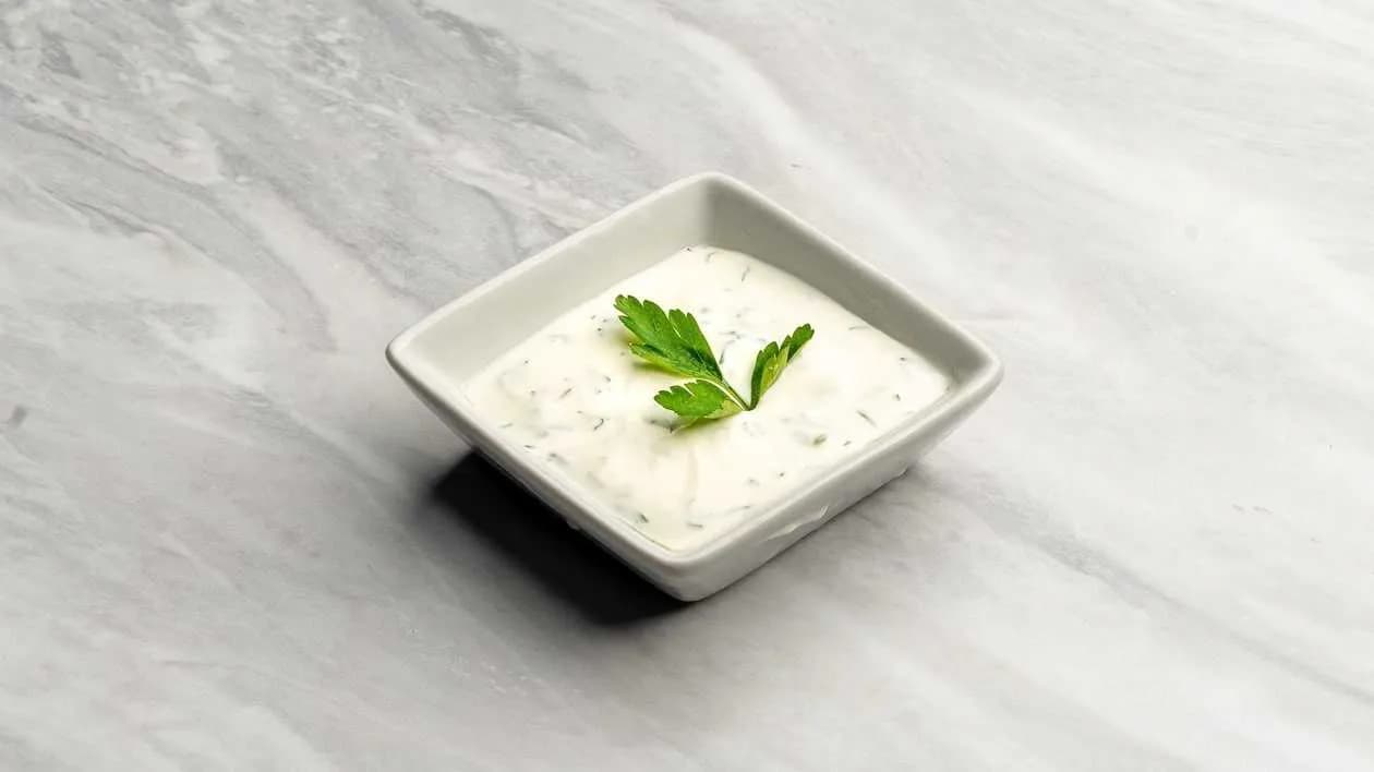 CREAM AND HERBAL SAUCE