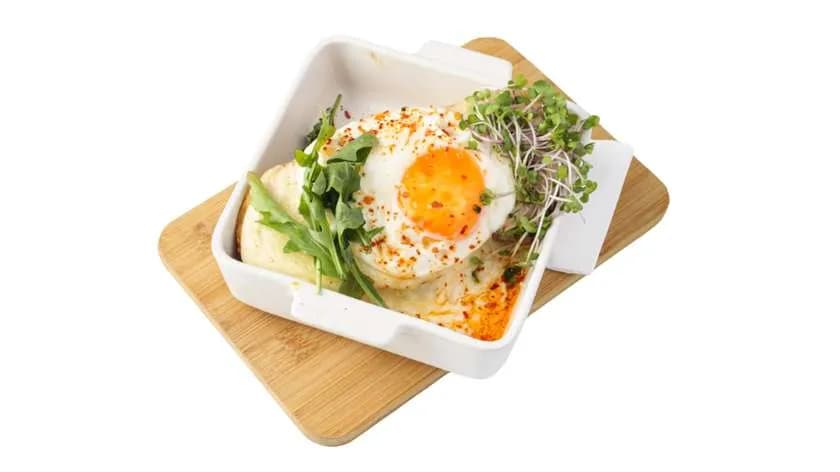 Chałka croque madame