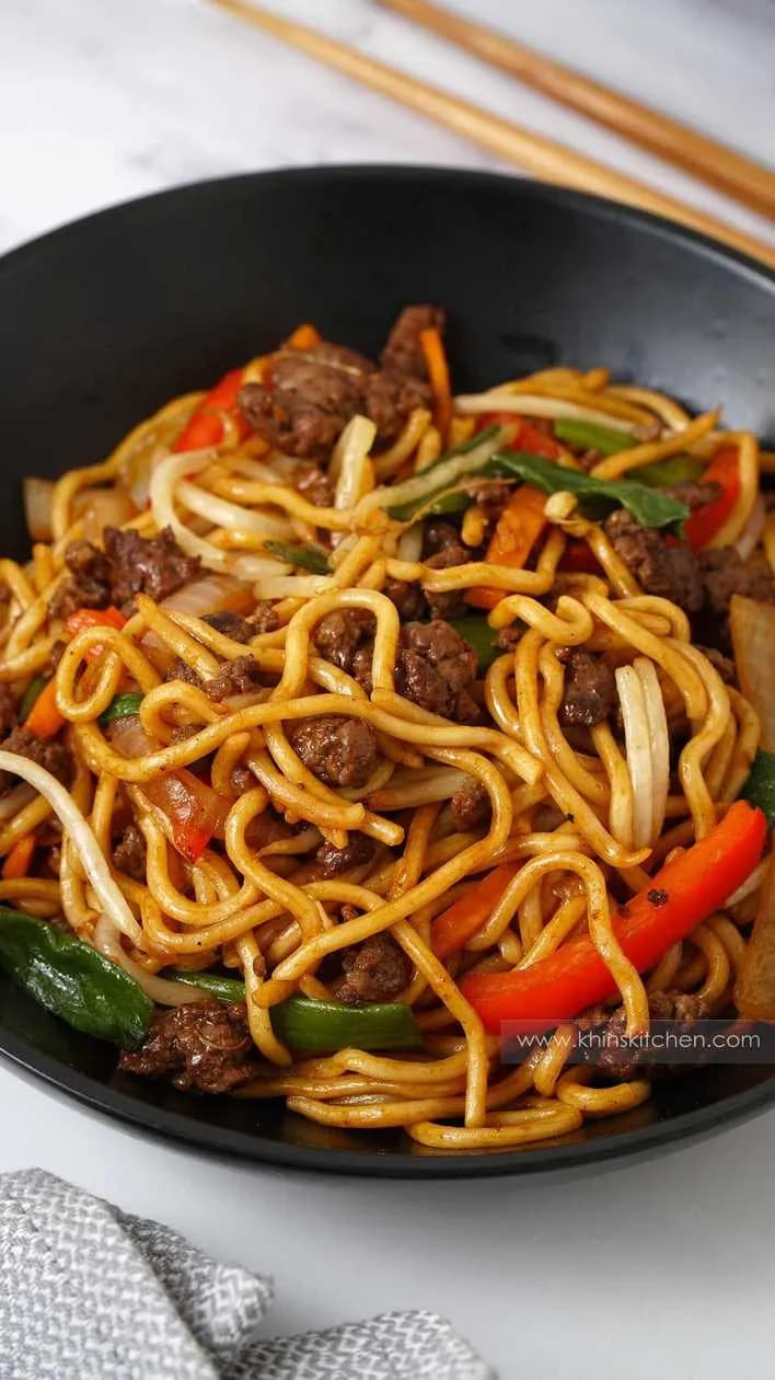 Beef Chow Mein Noodles