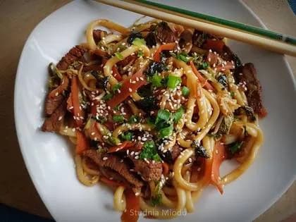 Beef Noodles Yaki Udon