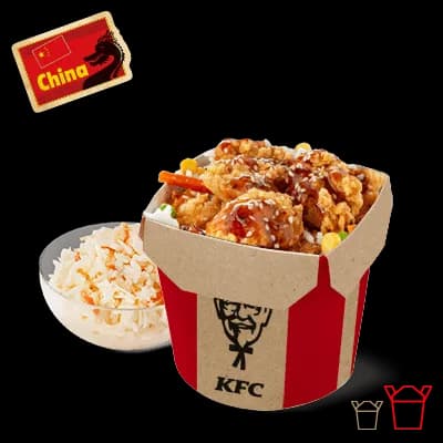 Zestaw Ryż i Bites Sweet Chilli Grande