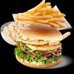 Burger Halloumi Vege Menu