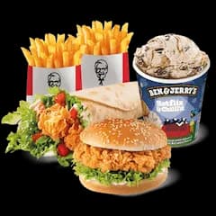 Twister, Zinger, 2x Frytki, Ben&Jerry's 465ml