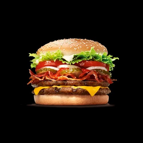 Double Bacon & Cheese Whopper