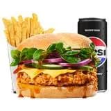 TeriyaKing Chicken Burger Zestaw