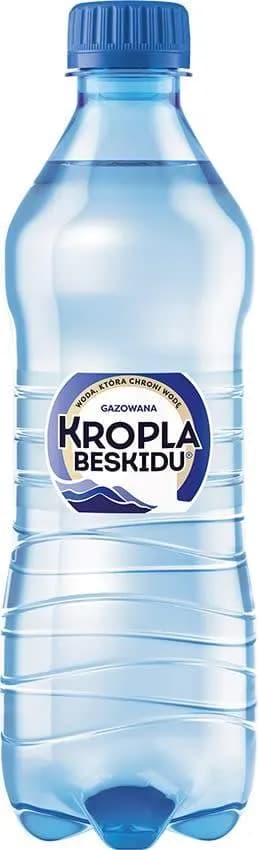 Kropla Beskidu woda gazowana 0,5l