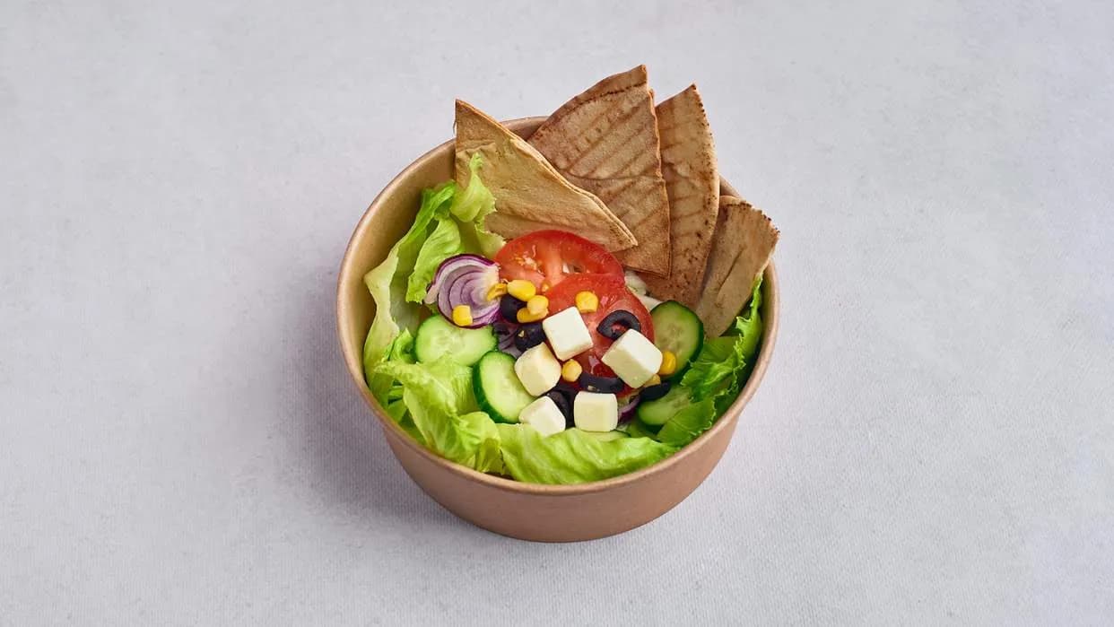 Sałatka grecka z tostami