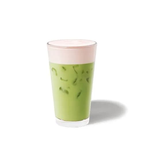 Iced Strawberry Matcha Latte