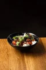 Ciepła sałatka z bakłażanami