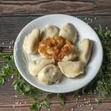 Pierogi Wegańskie soczewica i marchew Cała Porcja