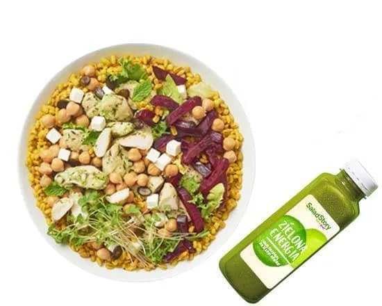 Bowl Kurczak Pęczak + Sok