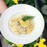 Tagliatelle z Łososiem