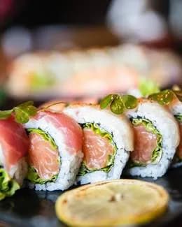 California rainbow z trzema gatunkami ryb