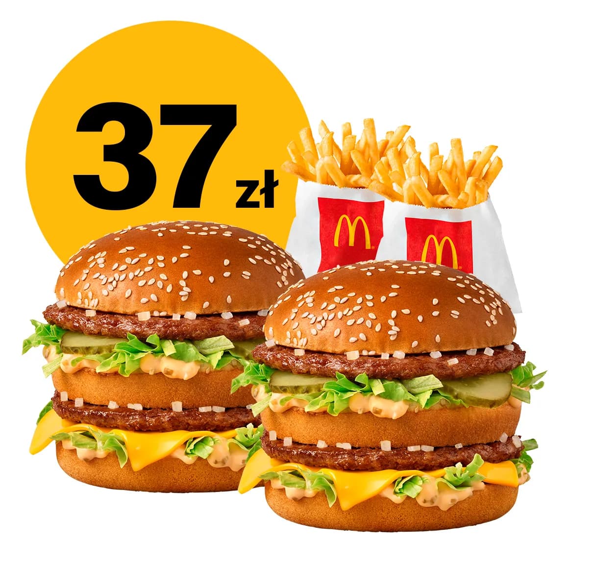 2x Big Mac + 2x małe frytki