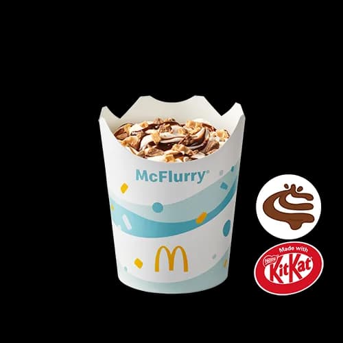 McFlurry® o smaku waniliowym KitKat® z polewą o smaku czekoladowym