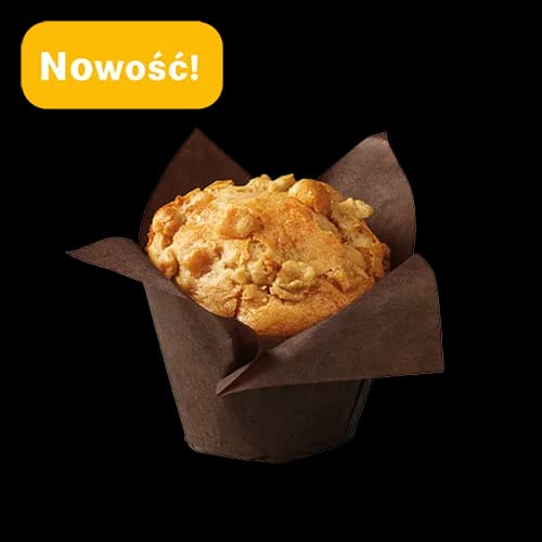 Muffin z jabłkiem i cynamonem