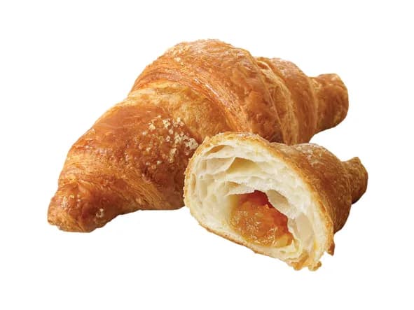 Wegański croissant z pomarańczą
