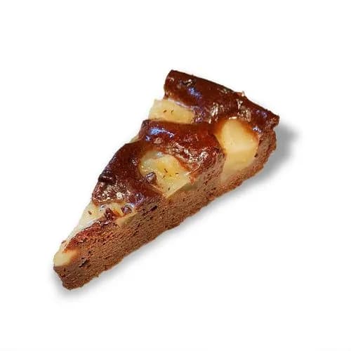 Wegańskie ciasto czekoladowe z gruszką