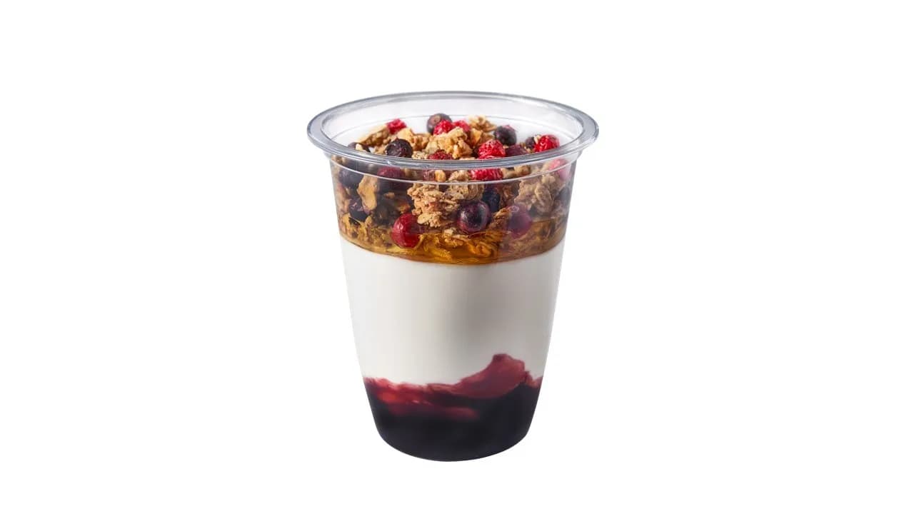 Jogurt wiśnia - granola