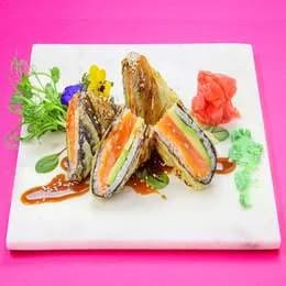 Burger Salmon Cheddar