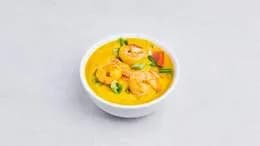 Żółte curry krewetki