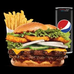 Double Summer Crunch Plant-Based Burger Zestaw