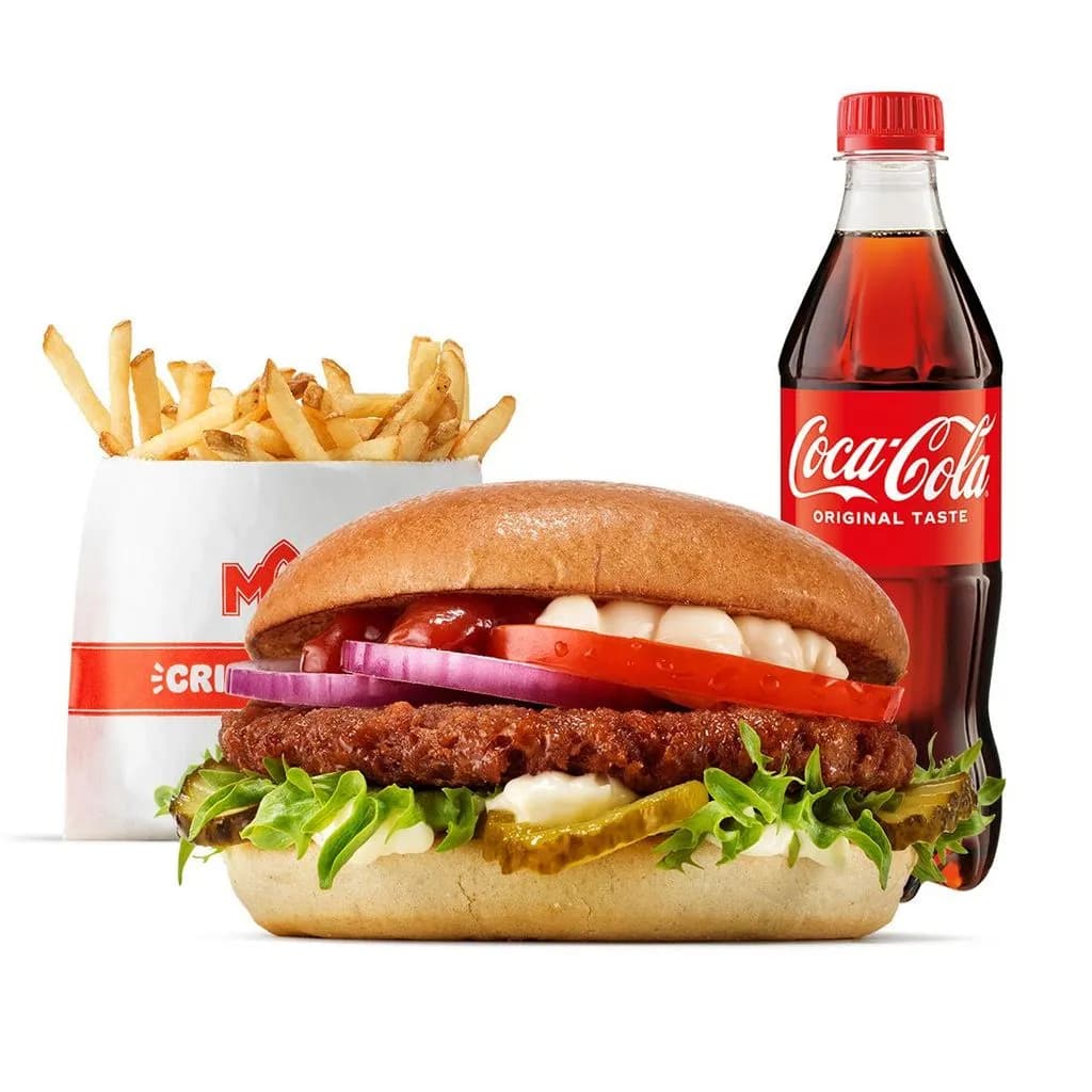 Plant Beef Burger w zestawie