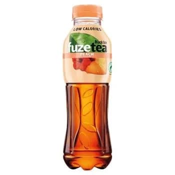 fuzetea brzoskwiniowa z czarną herbatą i hibiskusem 0,5l