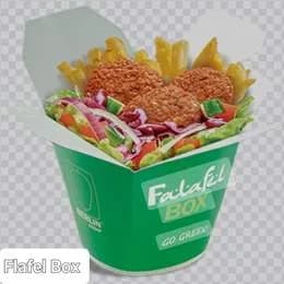 Kebab wegetariański box