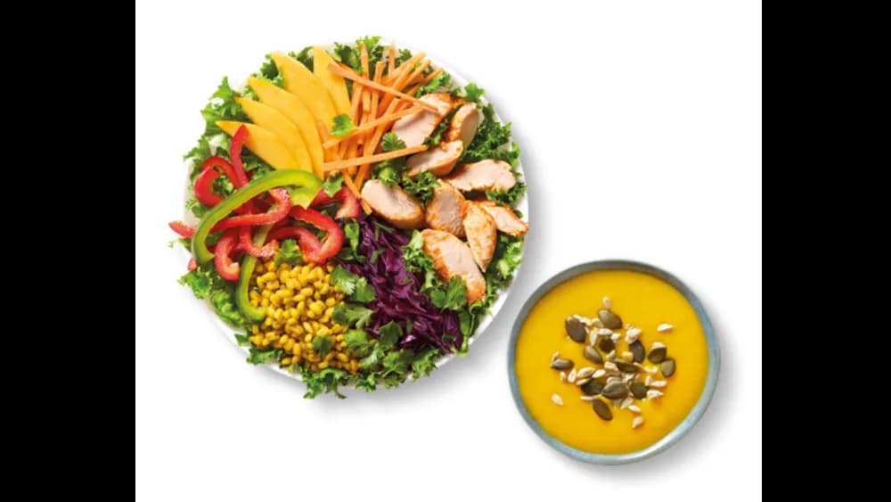 Sałatka Mango Kurczak + Zupa