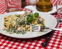 Pasta Salmone e Spinaci