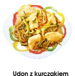 Udon makaron z kurczakiem