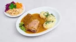 Żeberka wieprzowe duszone