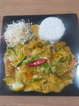 Tofu w sosie curry