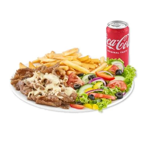 Talerz Kebab z serem, Coca Cola 0.33l