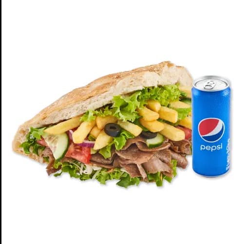 Kebab w Bułce, Pepsi 0.33l
