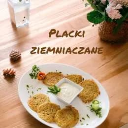 Placki ziemniaczane z łososiem