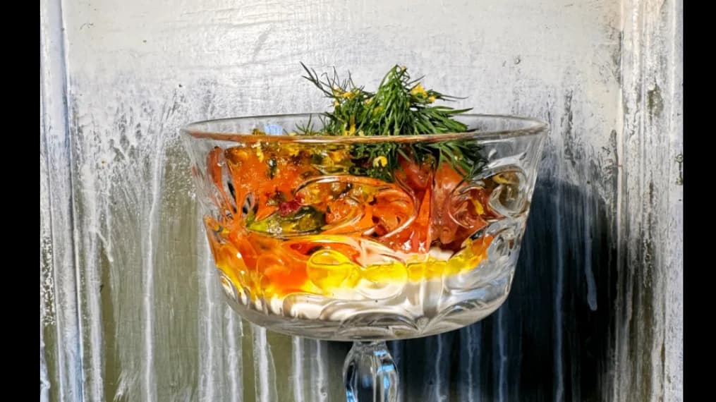 GRAVLAX marynowany w APEROLU