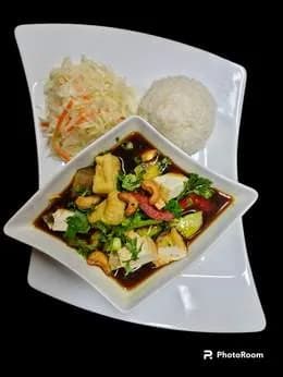 Peanut curry z tofu