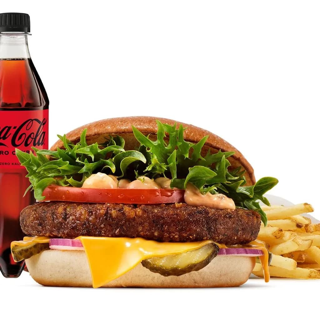 Real Green Burger w zestawie
