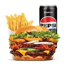 Summer Crunch Beef Burger Meal