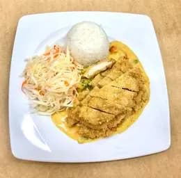 Kurczak chrupiący z sosiem po tajsku