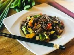 Wołowina w sosie teriyaki