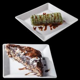 73- Baklawa czekoladowa + pistacjowa